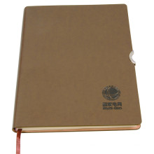 Notebook alta calidad Hardcover negocios con Matal Lock